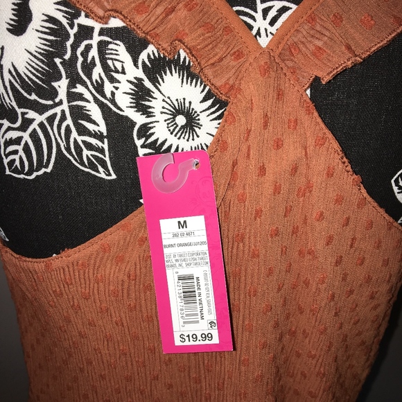 Adorable Tank Top in burnt orange - Picture 3 of 6